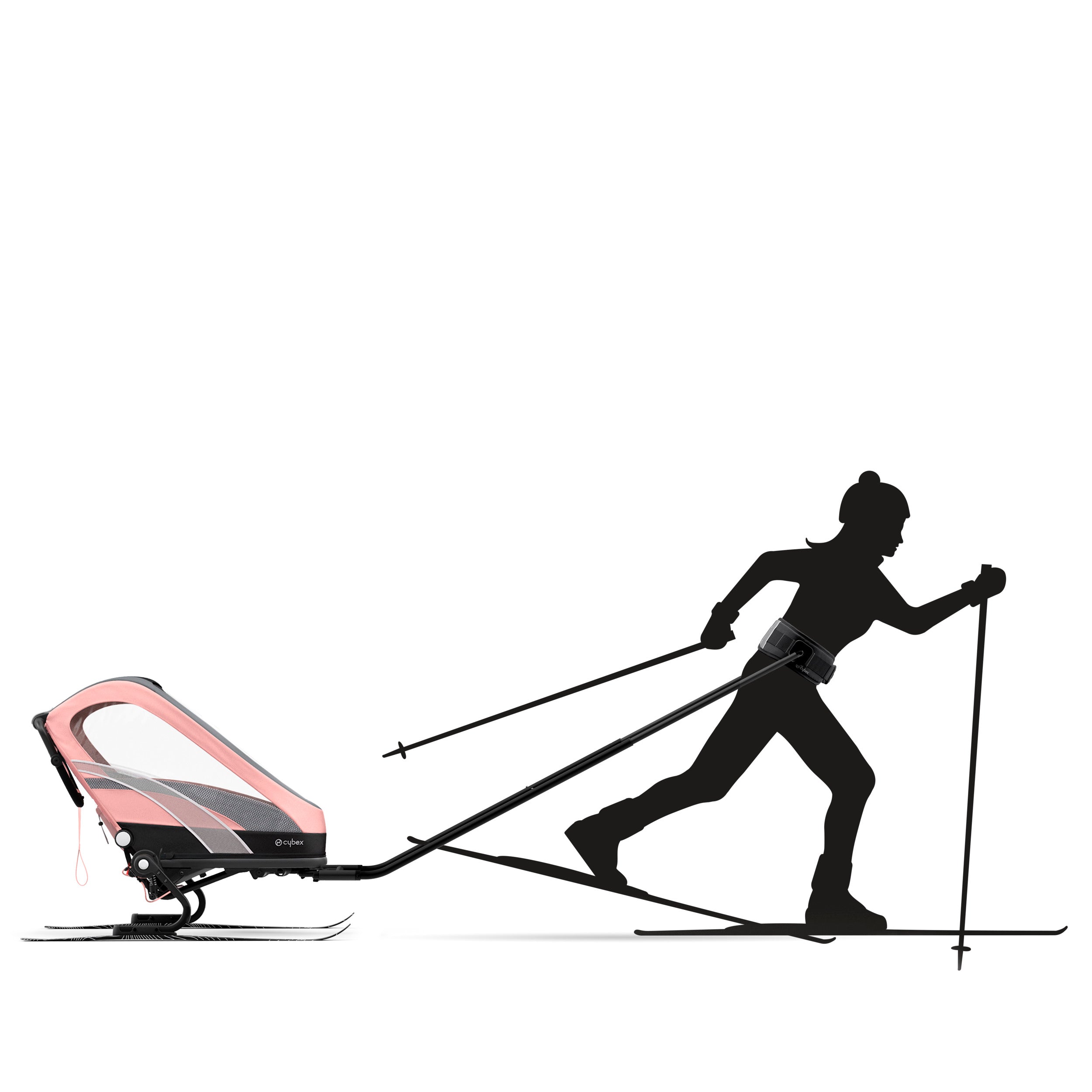 CYBEX Multisport Trailer Skiing Kit Zeno- Bambi Baby