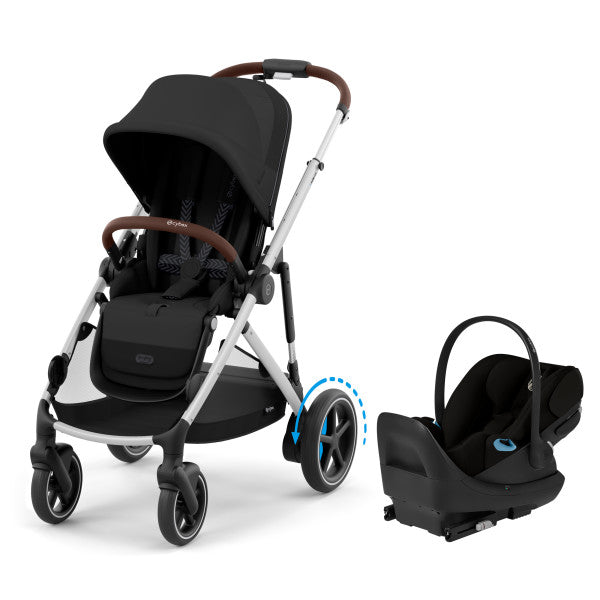 CYBEX e-Gazelle S Stroller + Cloud G Pro Travel System- Bambi Baby